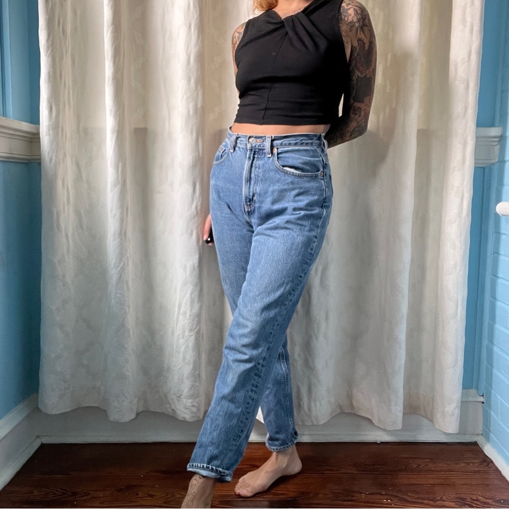 GAP Women's High Rise Jeans - Light Blue